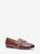 商品Michael Kors | Rory Leather and Logo Loafer颜色MERLOT