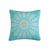 颜色: Teal, Levtex | Laurel Coral Geometric Decorative Pillow, 18" x 18"
