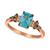 商品第8个颜色Blue Zircon, Le Vian | Gemstone & Diamond Ring in 14k Rose Gold or 14k Yellow Gold