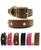 颜色: Brown, Bonne et Filou | Crystal-Studded Plain Leather Dog Collar