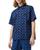 Lacoste | Men's Allover Logo Print Short Sleeve Shirt, 颜色NAVY BLUE
