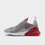 NIKE | 男士 Air Max 270 休闲鞋, 颜色CW7048-001/Particle Grey/University Red