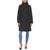 商品Tommy Hilfiger | Petite Single-Breasted Stand-Collar Coat, Created for Macy's颜色Black
