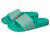 color Green/Semi Turbo/Green, Adidas | Adilette
