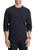 color DARK BLACK IRIS, Van Heusen | Men's Long Sleeve Crew Neck Shirt