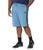 color Altered Blue/Black, Adidas | Big & Tall Essentials 3-Stripes Single Jersey Shorts