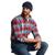 商品Ralph Lauren | Men's Big & Tall Plaid Performance Flannel Shirt颜色Red/Blue Multi
