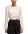 颜色: Open White, Hugo Boss | Women's Pleated Front Long-Sleeved Blouse