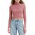 Levi's | Women's Moon Ribbed Knit Stretchy Turtleneck Top, 颜色Italian Rose