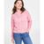 On 34th | Women's Cable-Knit-Mesh Crewneck Long-Sleeve Sweater, Created for Macy's, 颜色Salmon Rose