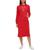 Tommy Hilfiger | Women's Embellished Midi Hoodie Dress, 颜色Scarlet