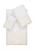 颜色: White, Linum Home Textiles | ARIAN 3PC Cream Lace Embellished Towel Set