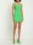 GIUSEPPE DI MORABITO | Cady Envers Satin Mini Dress, 颜色Green