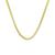 商品Essentials | Silver Plated Snake Link 18" Chain Necklace颜色Gold