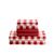颜色: Checker Red, Nestl | Super Soft Deep Pocket 6 Pc. Sheet Set