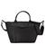 商品第1个颜色Noir, Longchamp | Top handle bag S Le Pliage Cuir Black (L1512757001)