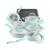 颜色: Light Blue Shimmer, Rachael Ray | Create Delicious Aluminum Nonstick Cookware Set, 13 Piece