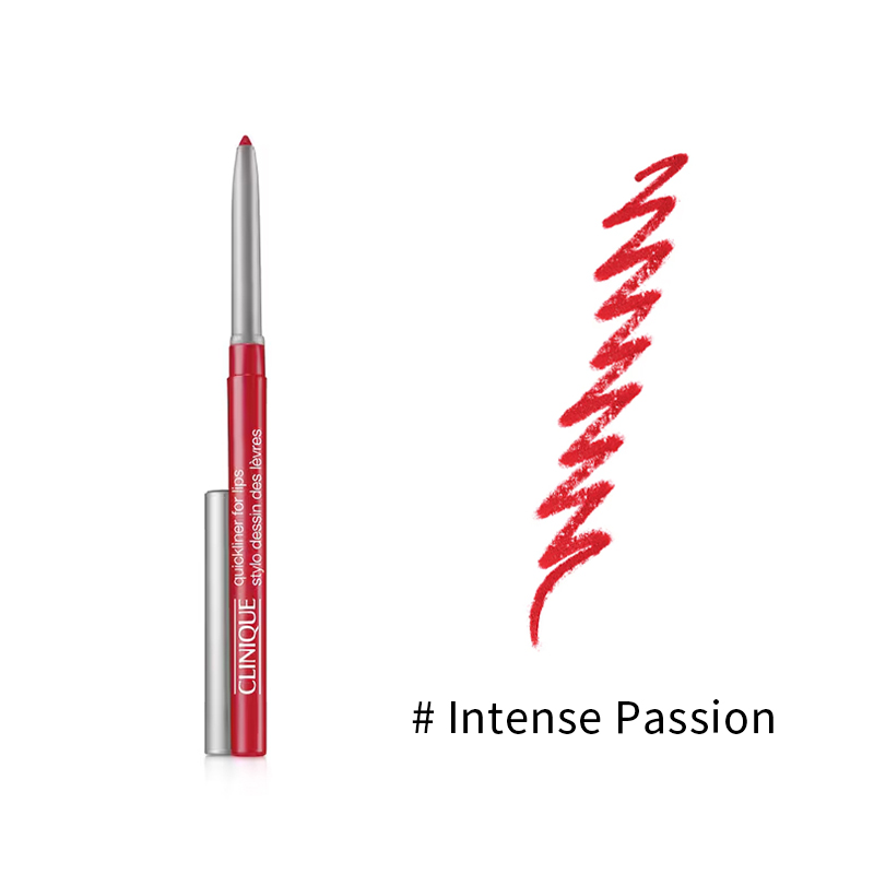 颜色: Intense-Passion-热情红, Clinique | 倩碧柔滑浓艳勾勒唇线笔 0.26g 清晰唇形持久显色