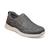 商品Nunn Bush | Men's Conway Canvas Moc Toe Slip-On Loafer颜色Gunmetal