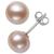 商品第4个颜色Pink, Belle de Mer | Cultured Freshwater Button Pearl (8-9mm) Stud Earrings