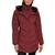 商品Calvin Klein | Women's Faux-Fur-Lined Hooded Puffer Coat颜色Oxblood