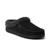 商品Dear Foams | Men's Brendan Microsuede Moc Toe Clog Slippers颜色Black