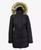 颜色: Black, Galaxy By Harvic | Women's Heavyweight Parka Jacket with Detachable Hood