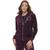 商品Calvin Klein | Velour Jacket With Crystal Logo Detail颜色Aubergine