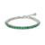 颜色: Emerald Green, On 34th | Silver-Tone Flex Tennis Bracelet, 7" + 1" extender, Created for Macy's
