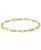 颜色: Gold Over Silver, Giani Bernini | Polished Paperclip Bracelet in 18K Gold over Silver or Sterling Silver