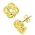 商品Essentials | Love Knot Stud Earrings in Silver or Gold Plating颜色Gold