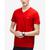 商品Lacoste | Men’s V-Neck Pima Cotton Tee Shirt颜色Red