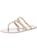 INC International | Ellie Womens Patent Flip-Flop Thong Sandals, 颜色beige