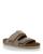 颜色: Taupe, Birkenstock | Women's Uji Double Strap Slide Sandals
