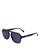 color Black/Blue, Fendi | Women's Brow Bar Square Sunglasses, 55mm