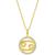 商品第3个颜色Cancer, Giani Bernini | Cubic Zirconia Zodiac Halo 18" Pendant Necklace in 18k Gold-Plated Sterling Silver, Created for Macy's