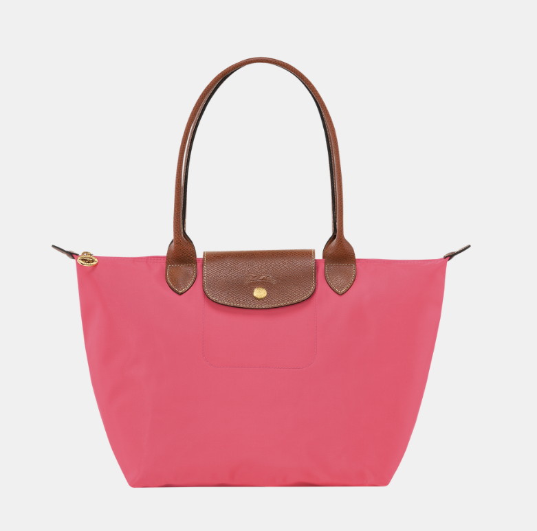 颜色: 桃红色, Longchamp | 珑骧饺子包女士LE PLIAGEL2605 089织物小号长柄可折叠手提包购物袋长柄单肩包马卡龙色