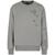 商品Armani Exchange | Men's Fleece Mini AX Logo Sweatshirt颜色Pewter