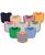 颜色: Boy Stripe, Luvable Friends | Feeder Bibs, 10-Pack, One Size