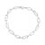 颜色: Silver Plated, Macy's | Diamond Accent Paperclip Link Bracelet in Fine Gold Plate or Fine Silver Plate