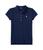 商品Ralph Lauren | Short Sleeve Mesh Polo Shirt (Big Kids)颜色French Navy