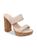 color BEIGE, Charles David | Intro Block-Heel Leather Sandals