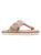 color NATURAL, Coach | Hollie Shearling Flip-Flop Sandals