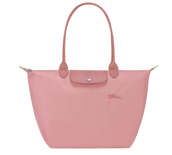 商品第3个颜色粉色, Longchamp | 珑骧女士大号长柄织物可折叠手提单肩饺子包 L1899（香港仓发货）