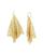 商品第1个颜色Gold, ALL SAINTS | Chain Mesh Handkerchief Statement Earrings