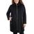 Michael Kors | Women's Plus Size Club-Collar Zip-Front Coat, 颜色Black