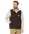 颜色: Dark Brown, Carhartt | OV277 Sherpa Lined Mock Neck Vest