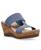 颜色: Denim, Anne Klein | Women's Rikki Double Band Wedge Sandals