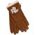 Ralph Lauren | Suede Logo Faux Sherling Gloves, 颜色Whiskey Brown