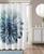 颜色: Aqua, Madison Park | Norah Cotton Percale Shower Curtain, 72" x  72"